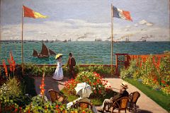 Top Met Paintings After 1860 01-1 Claude Monet Garden at Sainte-Adresse.jpg